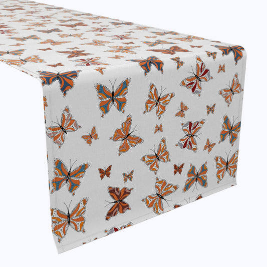 Vintage Pattern Butterflies Table Runners
