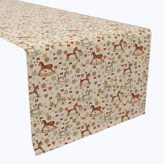 Vintage Rocking Horses Table Runners