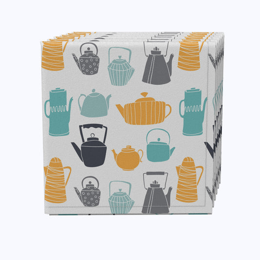 Vintage Teapots Napkins