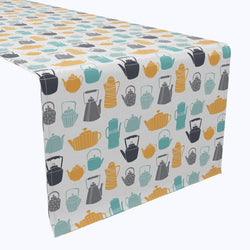 Vintage Teapots Table Runners