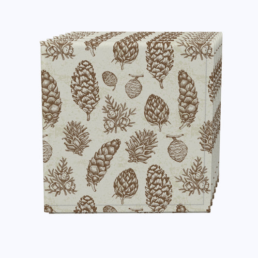 Vintage Winter Pines Napkins
