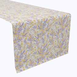 Violet Floral Table Runners