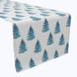 Watercolor Christmas Trees Cotton Table Runners