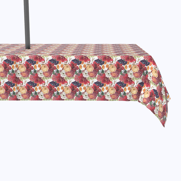 Watercolor Floral & Grapes Outdoor Rectangles