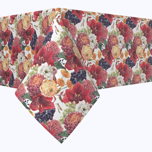 Watercolor Floral & Grapes Squares