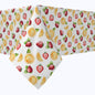 Watercolor Fruit Cotton Rectangles