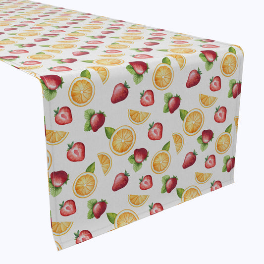 Watercolor Fruit Table Runners