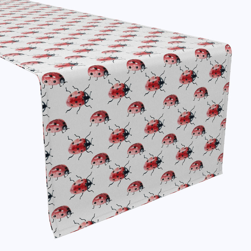 Watercolor Ladybugs Table Runners