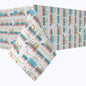 Watercolor Train & Zoo Animals Cotton Rectangles