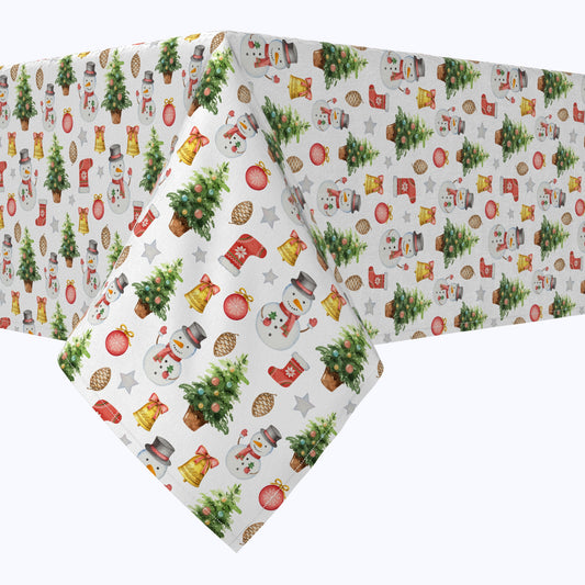 Watercolor Winter Cotton Rectangles
