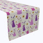 Wild Flowers & Purple Watering Cans Table Runners
