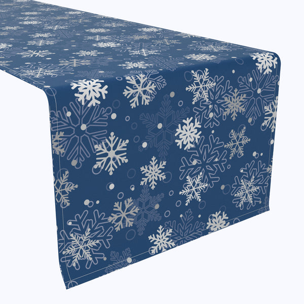 Winter Blue Snowflakes Runners