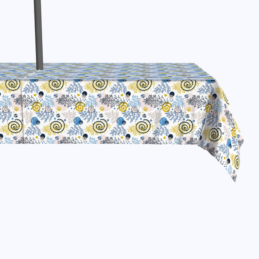 Winter Swirls and Twirls Outdoor Rectangles