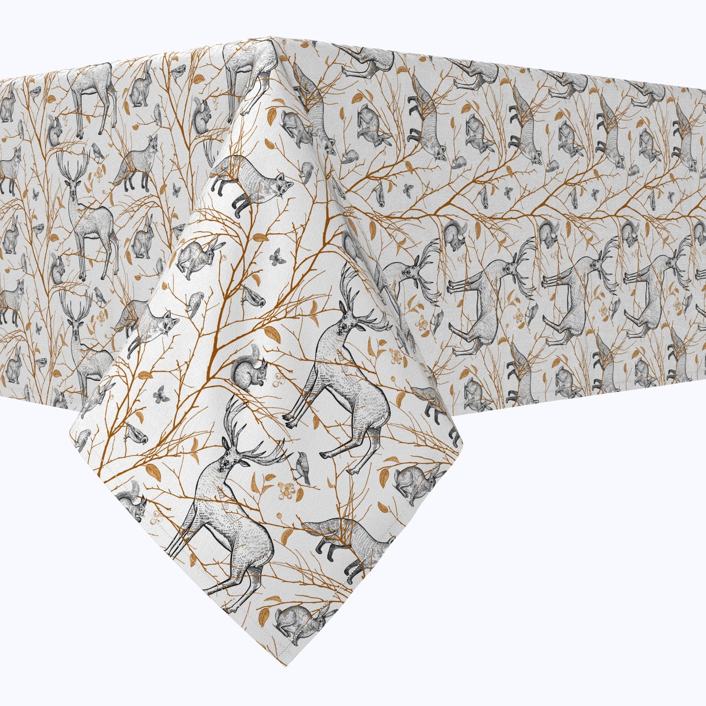 Woodland Wildlife Cotton Rectangles