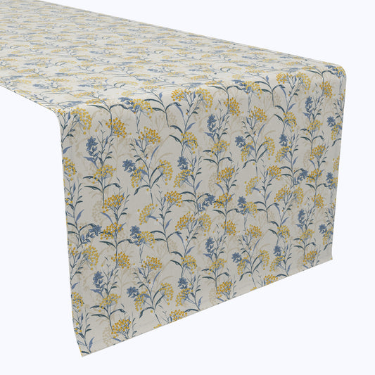 Yellow Berries with Flowers Table Runners