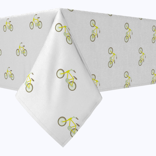 Yellow City Bicycles Cotton Rectangles