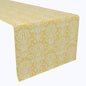 Yellow Keyhole Damask Runners