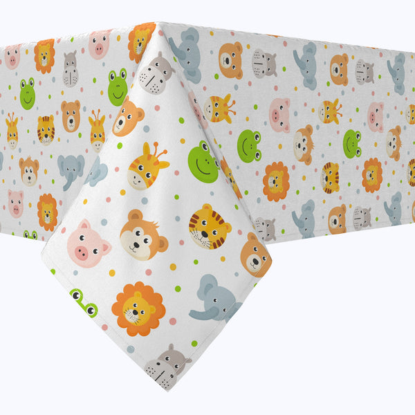 Cheerful Animal icons Cotton Squares