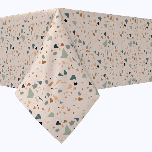 Pink Terrazzo Cotton Rectangles
