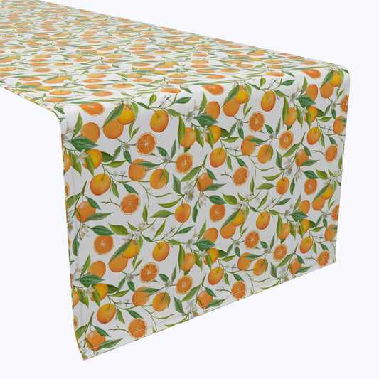 Orange Tree Cotton Table Runners