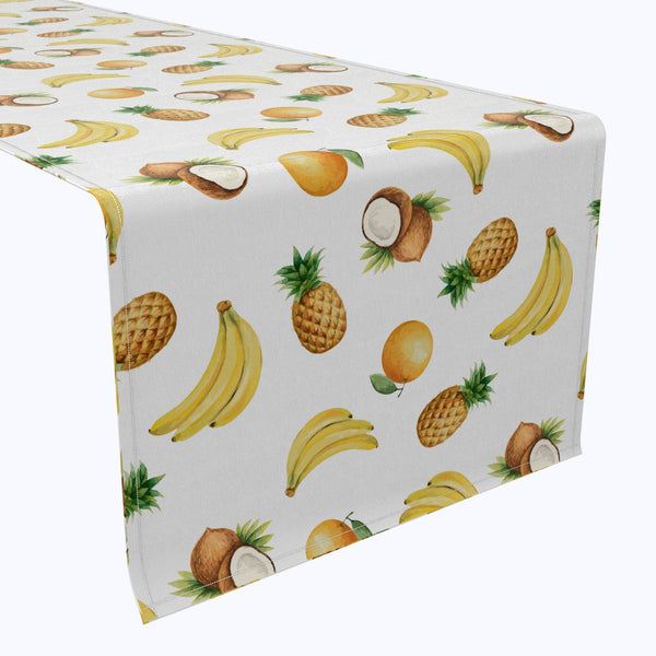 Bananas, Pineapples & Oranges Cotton Table Runners