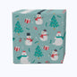 Holiday Snowmen and Polar Bears Cotton Napkins