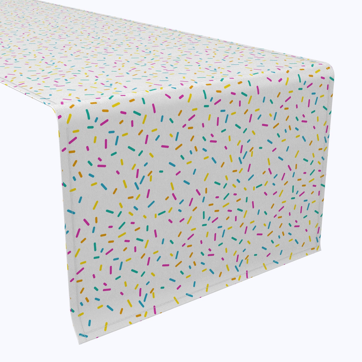 Sprinkles on White  Table Runners