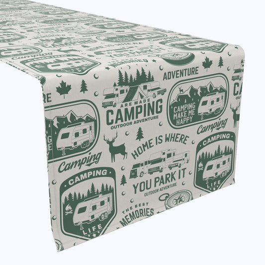 RV Camping Life Cotton Table Runners