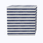 Navy brush Stroke Stripe Cotton Napkins