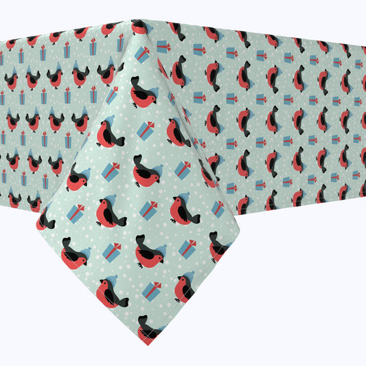 Winter Cardinals & Presents Cotton Squares
