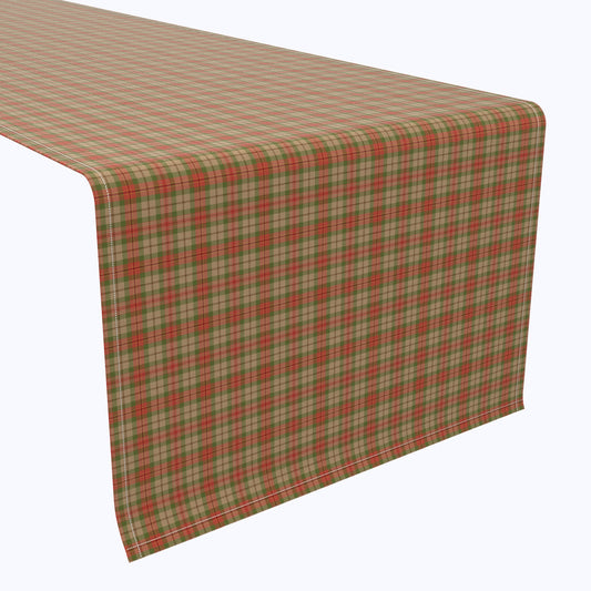 Thanksgiving Retro Tartan Plaid Cotton Table Runners