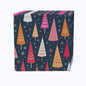 Festive Bright Christmas Trees Cotton Napkins